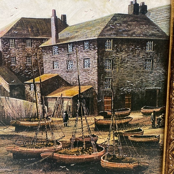 Kevin Platt Collection Painting of Port Isaac Framed Picture Art - Picture 9 of 17